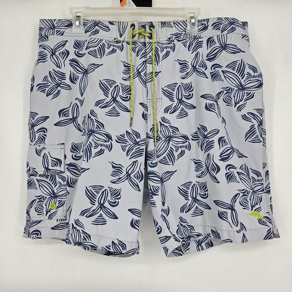Tommy Bahama Swim Trunks Mens XL Elastic Lined Floral Relax Summer Beach - Picture 1 of 11